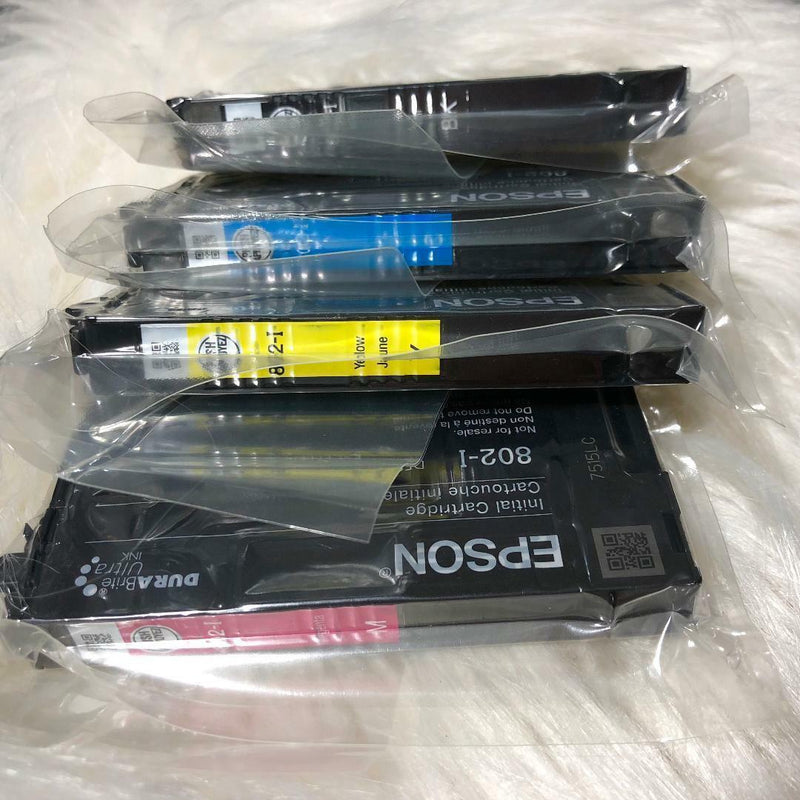 Genuine Epson 802 4 Ink Set - WF Pro 4720 4730 4734 4740 802