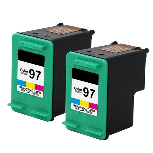 2PK HP 97 Ink For OfficeJet 7410xi 7310 7310xi Photosmart 8050 8053 8150 8400