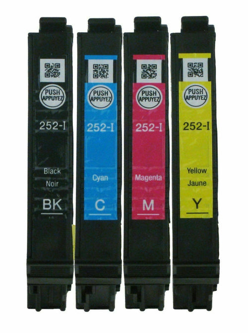 Genuine Epson 252 ink Cartridge-Black Tri-Color for WF-3640 WF-7110 7620 Printer