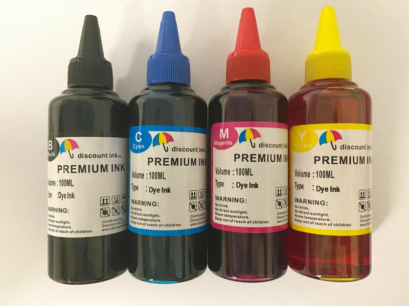 BULK INK REFILL BOTTLES FOR EPSON EXPRESSION CISS #288 XP330 XP340 XP430 XP440