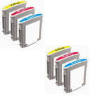 6 Compatible For HP 940XL C/M/Y Ink Cartridge Officejet 8000 8500 Printer