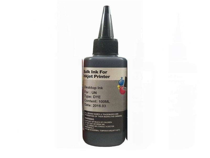 100ml Black refill ink for Epson 252 WorkForce WF-3620 WF-3640 WF-7110