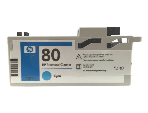 HP 80 Cyan Print head Cleaner HP Designjet Printers 1050c Plus 1055cm