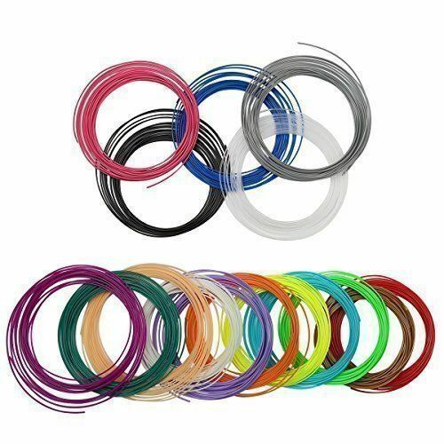 10 Color PLA 10m Filament Plastic Rubber Consumable Material For 3D Pen