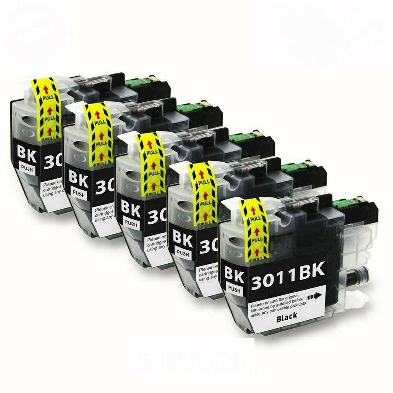 5 BLACK LC3011 INK Cartridge for Brother MFC-J491DW MFCJ497DW/J690DW/J8950DW