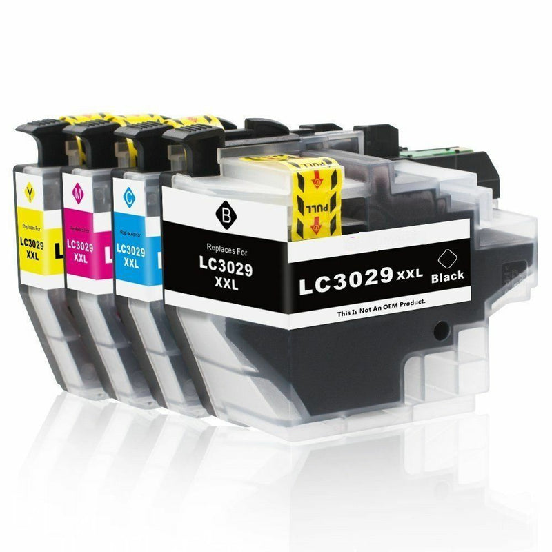 4pk LC3029 XXL Ink Cartridge for Brother MFC-J5830DWXL MFC-J6535DWXL Printers