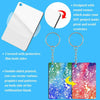 DIY Sublimation Keychain Blank 120Pcs Heat Transfer Keychain MDF Pendant 6 Style