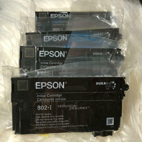 4 Packs Genuine Epson Ink Cartridges 802 for WorkForce Pro 4720 4730 4734 4740