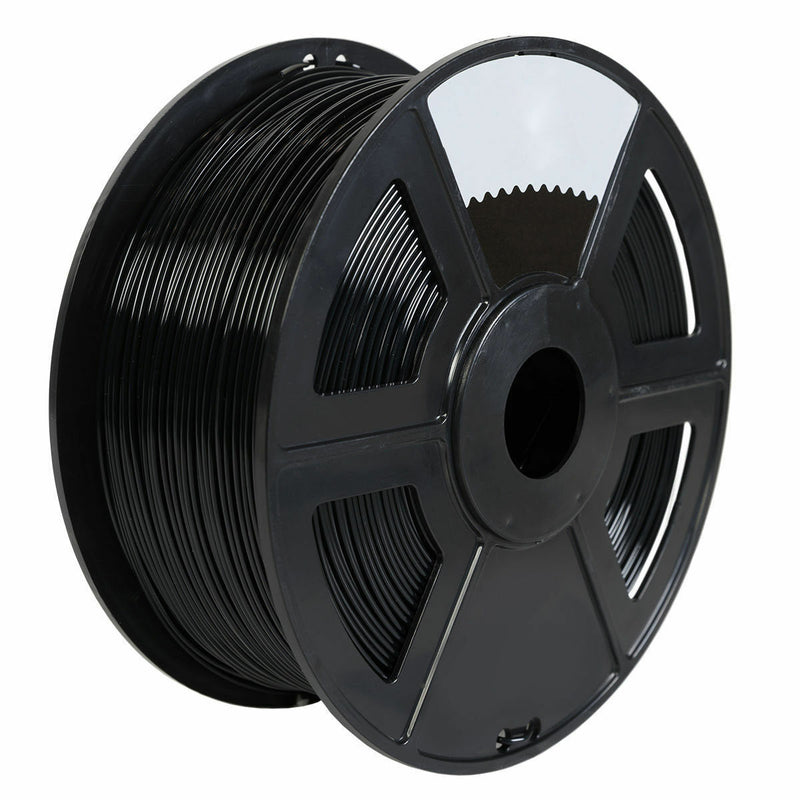 3pk Black Color 3D Printer Filament 1kg/2.2lb 1.75mm PLA MakerBot RepRap