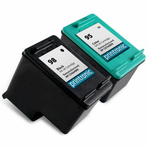 Compatible Combo HP 95 98 Ink Cartridges, New Chip Show Ink