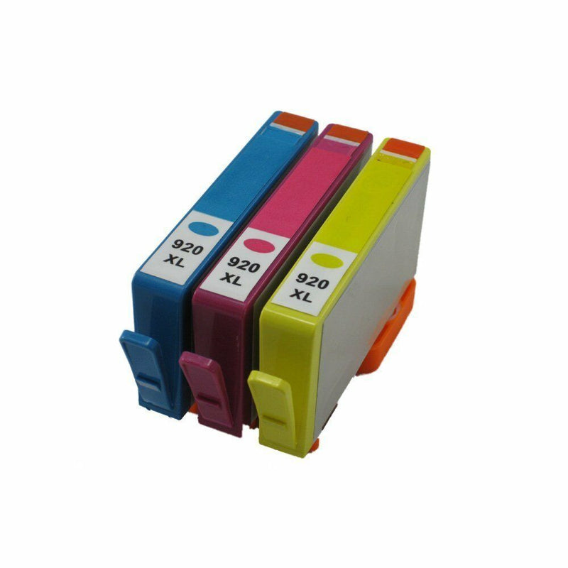 Combo Reman inkjet for HP 920XL Yellow Magenta Cyan Ink Cartridges 6500a 7000