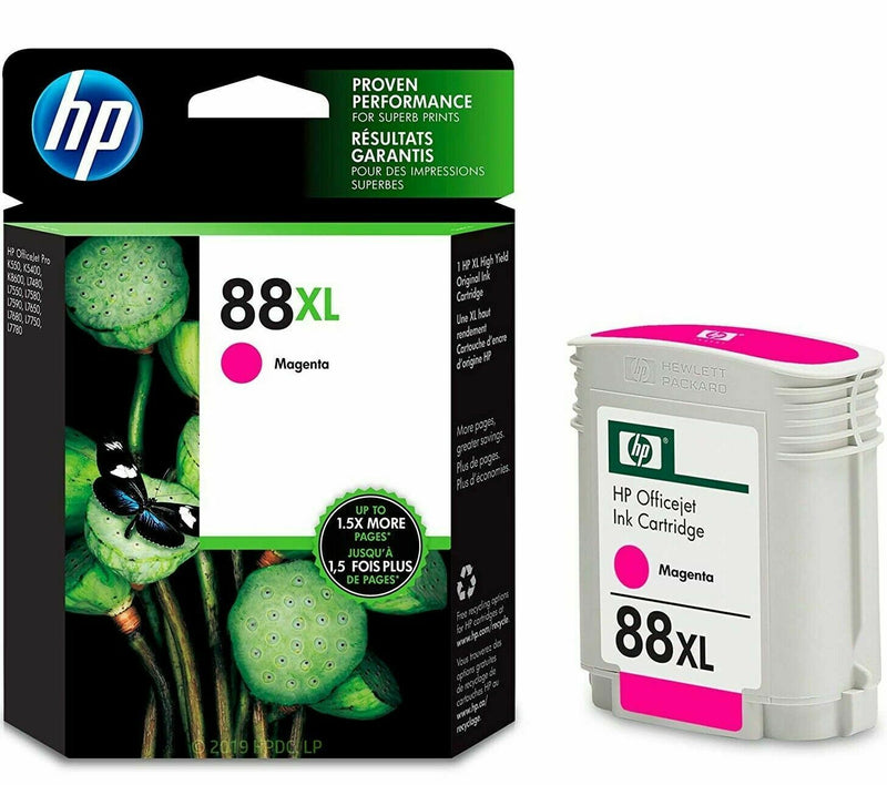 Genuine 88 XL HP Magenta  Ink Cartridge HP 88XL OfficeJet Pro K5400 L7500 L7580