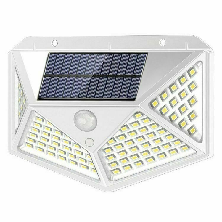 Waterproof 100 LED PIR Motion Sensor Solar Power Outdoor Garden Lamp Yard Light