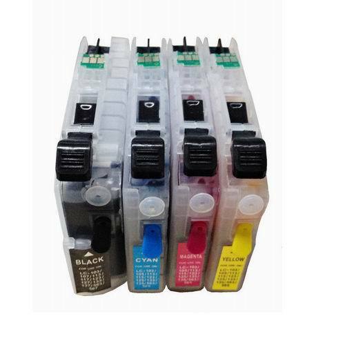 For Brother MFC-J4320DW J4420DW LC-205 LC-207 refillable ink cartridge