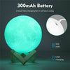 3D Printing Moon Lamp USB LED Night Light Moonlight Touch Color Changing Remote