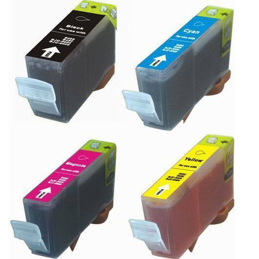 4 PK PGI-220 CLI-221 Ink fit for Canon Printer Pixma MX860 MX870 MP560