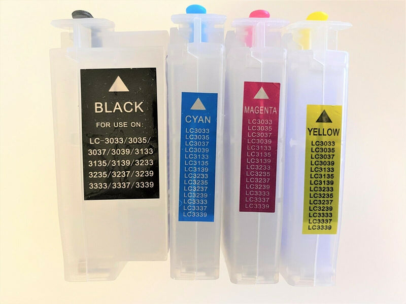 Empty Refillable Cartridges Ink for Brother LC3037 LC3039 MFC- J6545DW MFC-J6945