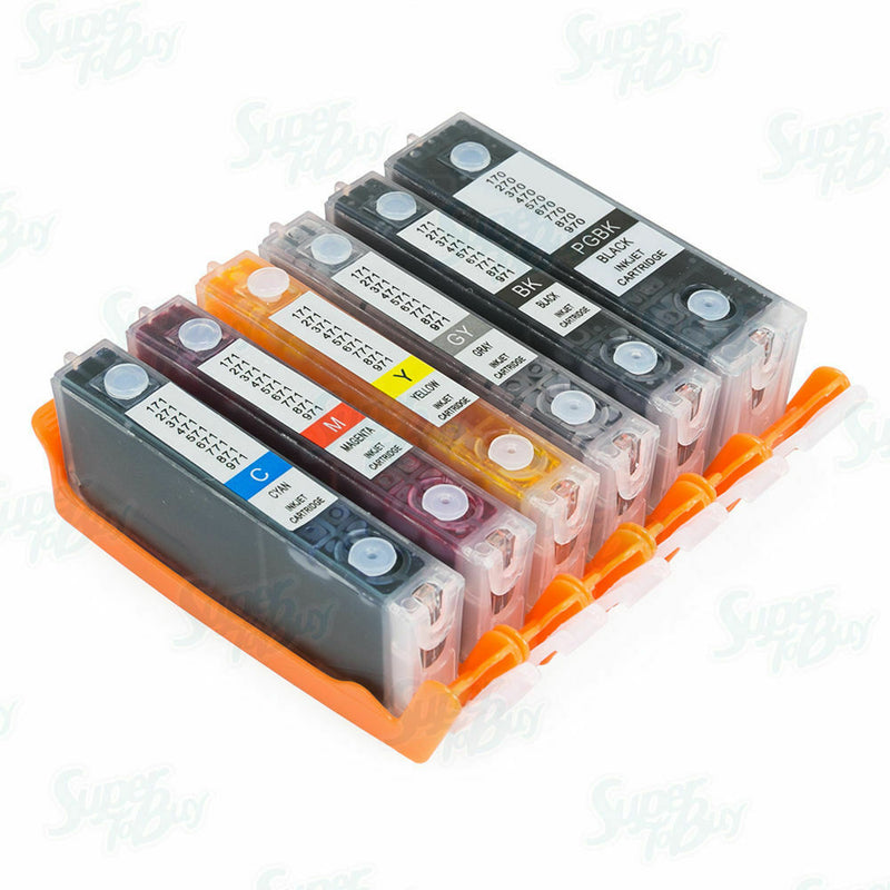 Refillable Cartridges for Canon PGI-270 CLI-271 - 6 colors