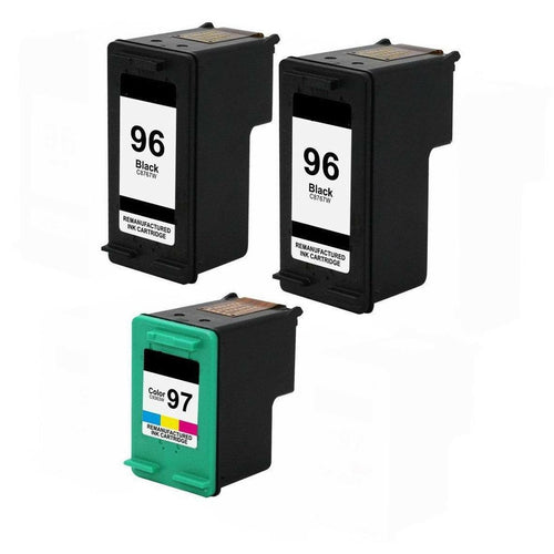 3PK Compatible For HP 96 97 Ink For Photosmart 8050 8053 8150 8400