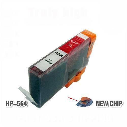 Compatible for Magenta HP 564 XL Ink Cartridge Photosmart 5510 5514 5515 5520