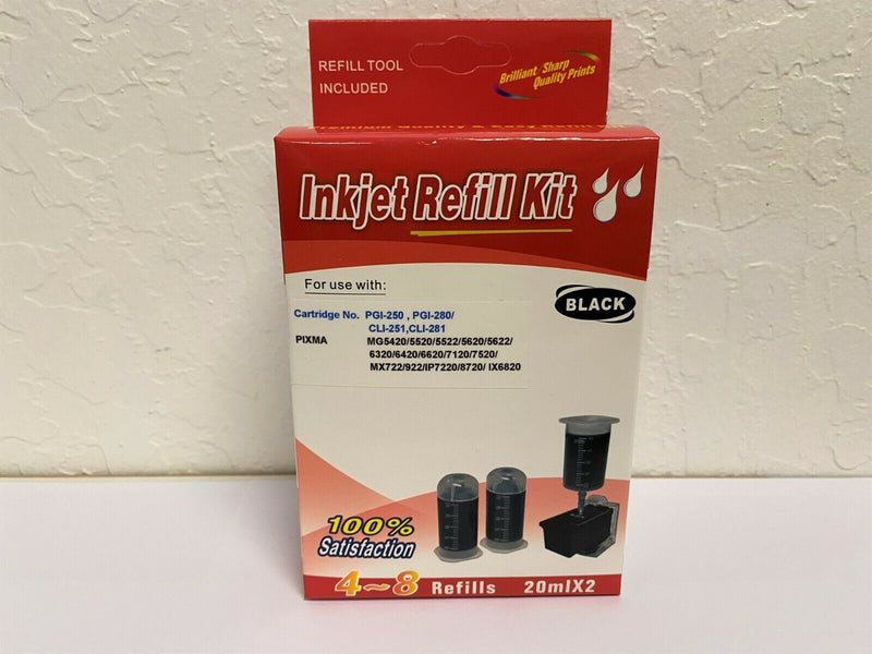 DIY BLACK Premium Refill Kit Box for Canon PGI-280 CLI-281 PGI 280XL CLI281XL