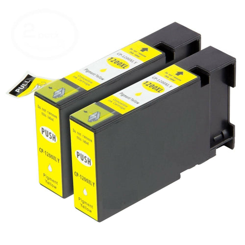 2pk PGI-1200XL 1200 XL Yellow Compatible Ink Cartridges for Canon MAXIFY MB2020