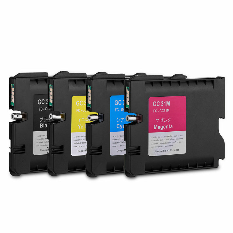 Sublimation GC31 KMYC Ink Cartridge for Ricoh GXe2600/e3300/e3350N/e5050N/e7700