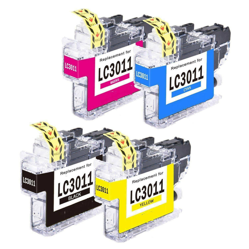 LC3011 Ink Cartridge 4 PACK BCMY for Brother MFC-J491DW J497DW J690DW J895DW