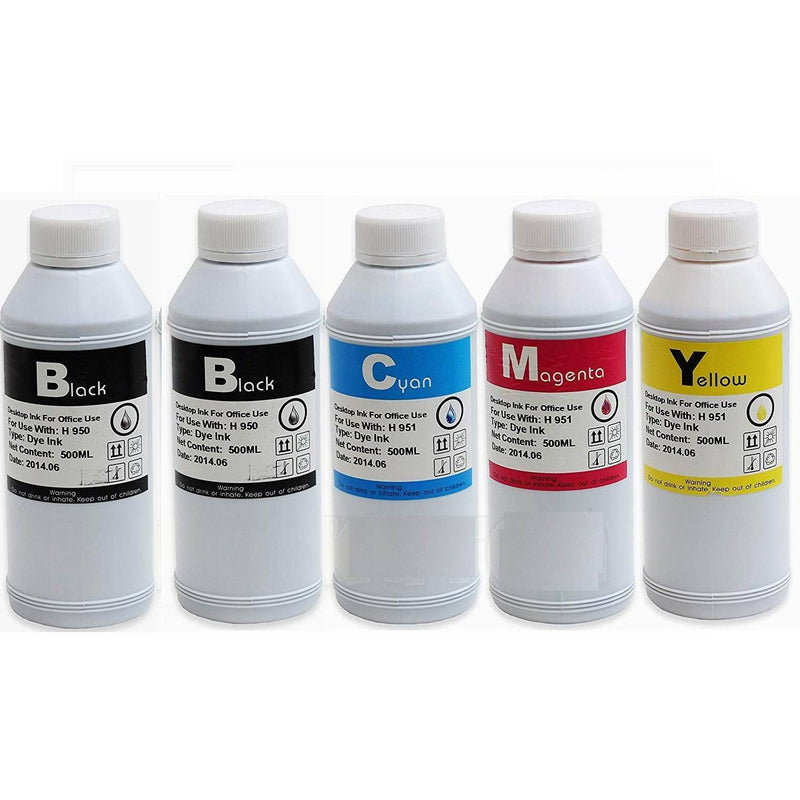 5x500ml refill ink for Canon PFI-102 iPF650 iPF655 iPF700 iPF710 iPF720