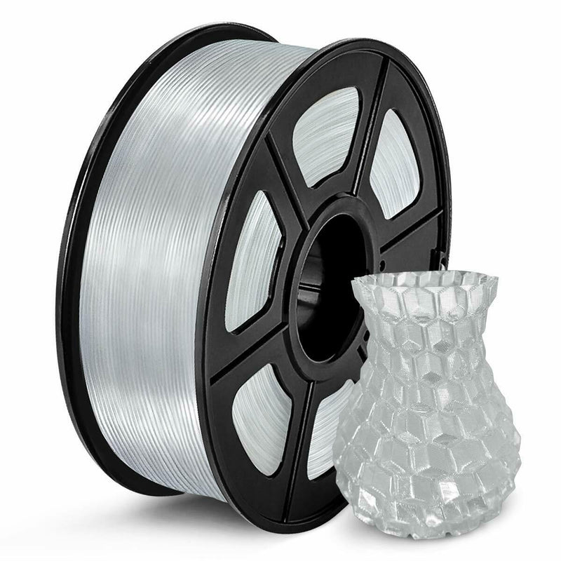 PLA 3D Printer Filament 1.75mm Accuracy +/- 0.02 mm 1kg Spool PLA Silver