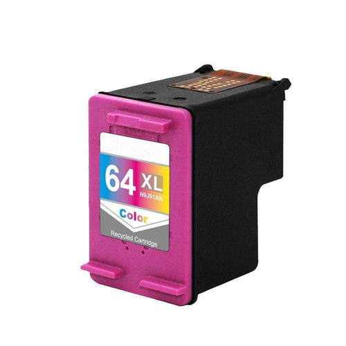 Refurbished for HP 64XL Black Color Ink Cartridge N9J92AN N9J91AN HP 6252 6255