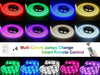 16.4ft 300LED Flexible SMD Strip Light RGB Remote Fairy Lights Room TV Party Bar