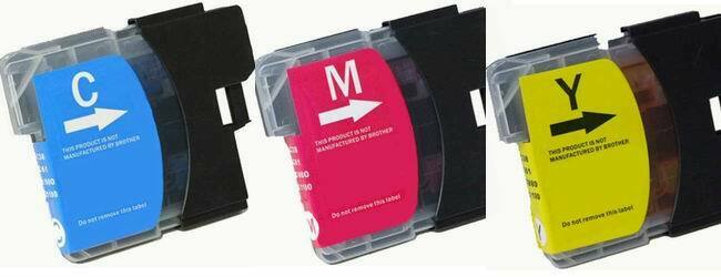 3PK LC61 LC65 Ink Cartridge for Brother MFC-6890CDW MFC-790CW MFC-795CW