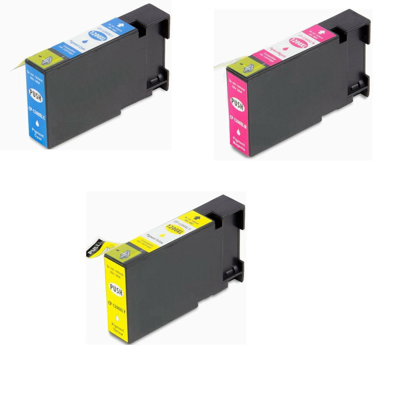 3pk PGI-1200XL 1200 XL CMY Compatible Ink Cartridges for Canon MAXIFY MB2020