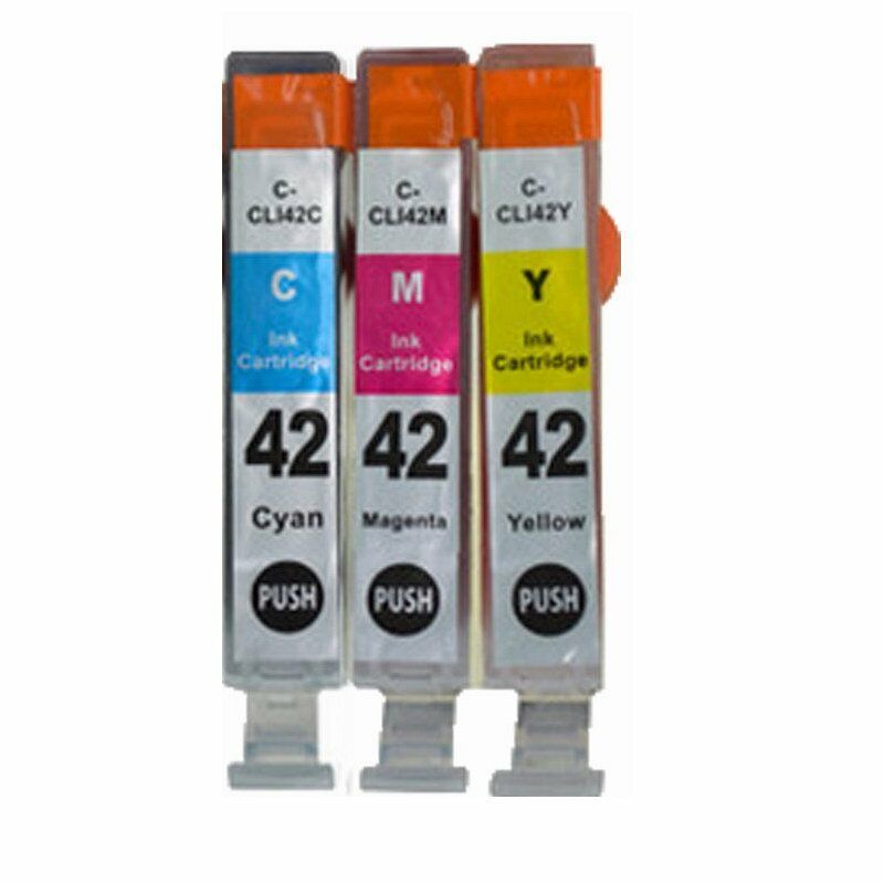 3PK CLI 42 CLI42 CMY Ink Cartridge For Canon CLI-42 PIXMA PRO-100 PRO100 PRO 100