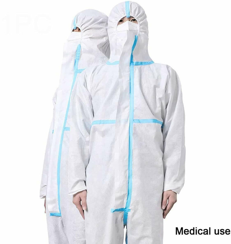 Disposable Protective Coverall Suit Medical Isolation Gowns With Hood