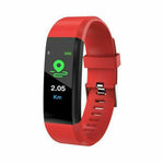 115Plus Smart Watch Bracelet Wristband Waterproof Track Blood Pressure Calorie