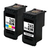 2pk PG-245XL Black & CL-246XL Color Ink for Canon PIXMA iP2820 MG2420 MG2520