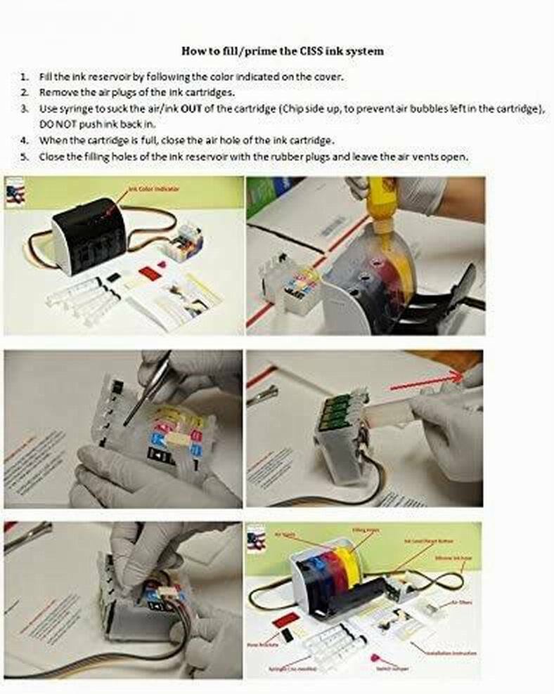 Empty CISS CIS Ink 277 for Epson stylus photo XP-850 XP-860 XP-950