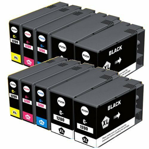 10 pack PGI-1200 XL Ink Cartridges Fit Canon MAXIFY MB2020 MB2320 MB2050 MB2350