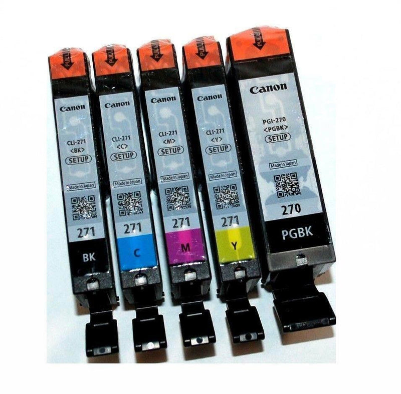 Genuine Canon PGI-270 Black CLI-271 Color Ink Cartridge Canon PIXMA MG5720 5721