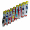 8X100ML dye refillable ink kit cartridges for canon pro 100 CLI-42