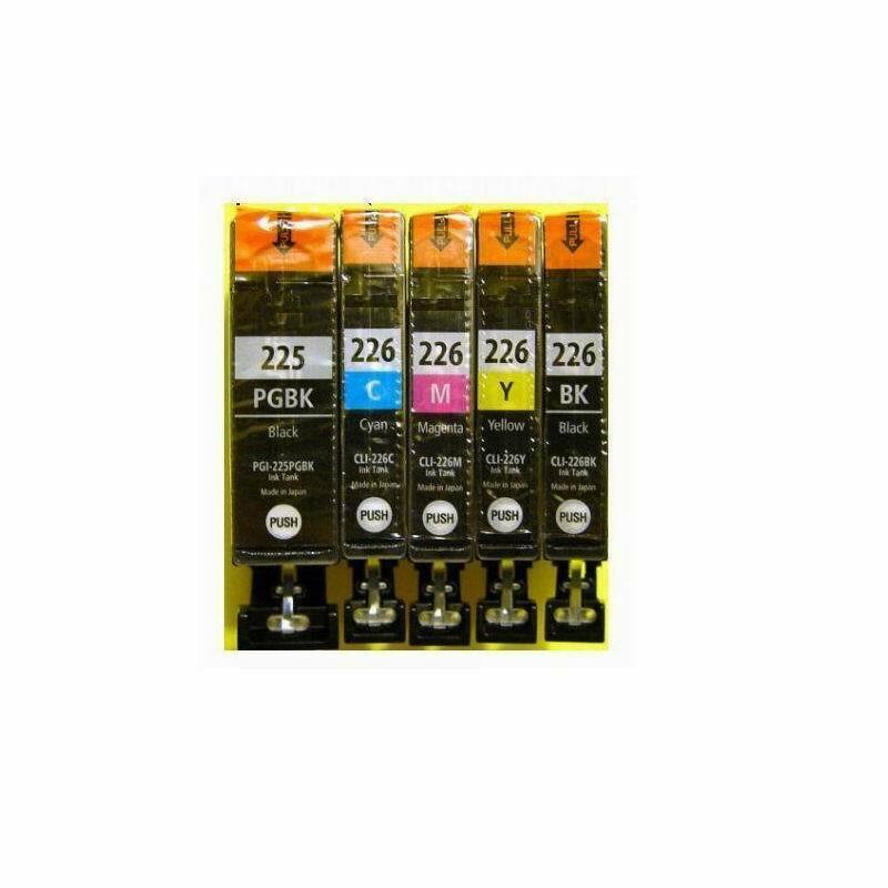 5 Pack OEM Canon PGI-225 CLI-226 Genuine Ink Cartridges Full Set