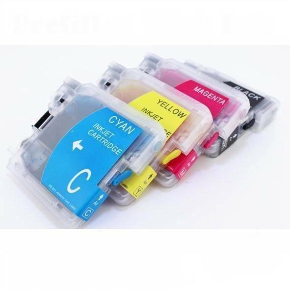 Refillable ink cartridge for Brother LC61 LC-61 MFC-290C MFC-295CN MFC-490CW