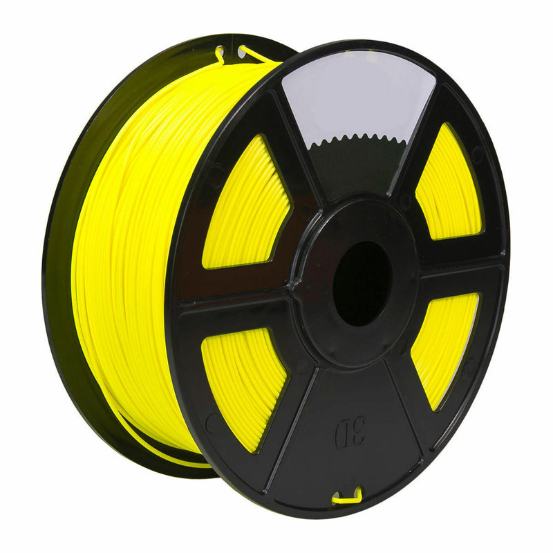Fluorescent Yellow 3D Printer Filament 1kg/2.2lb 1.75mm PLA MakerBot RepRap