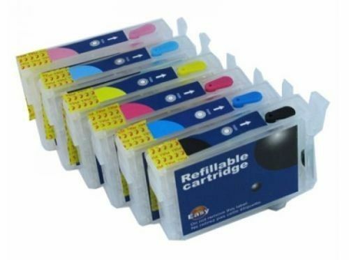 REFILLABLE Sublimation INK CARTRIDGE KIT FOR EPSON 1400 ARTISAN 1430