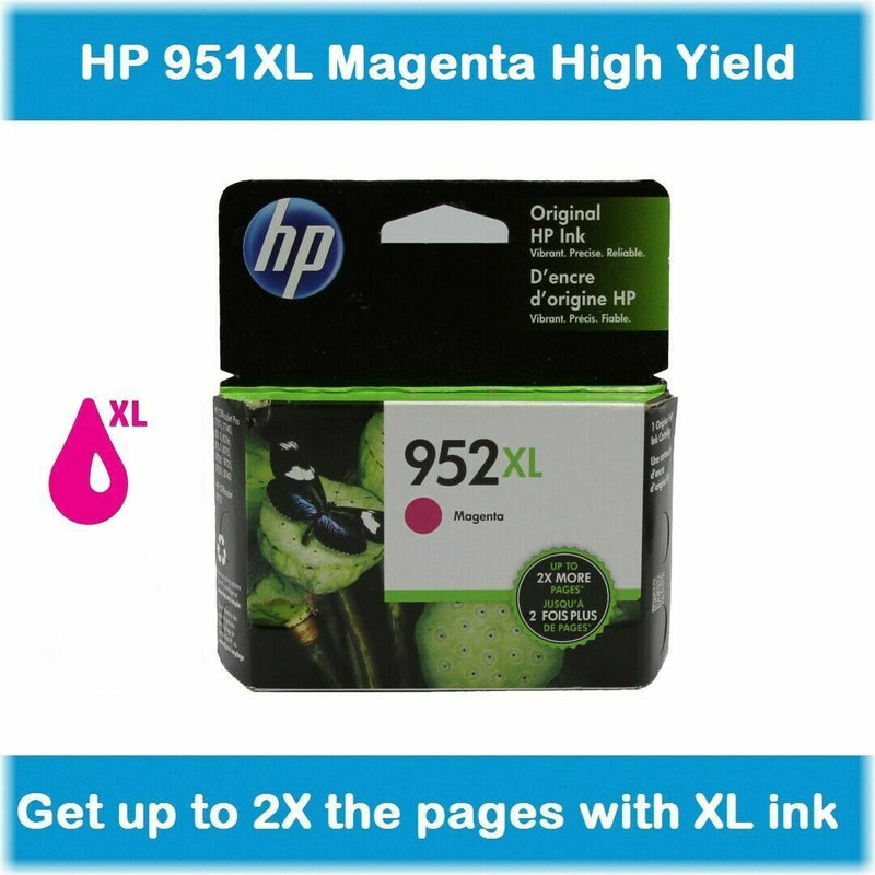 HP 952XL High Yield Ink Cartridges 7720 7730 8210 8216 8702 8710 8715