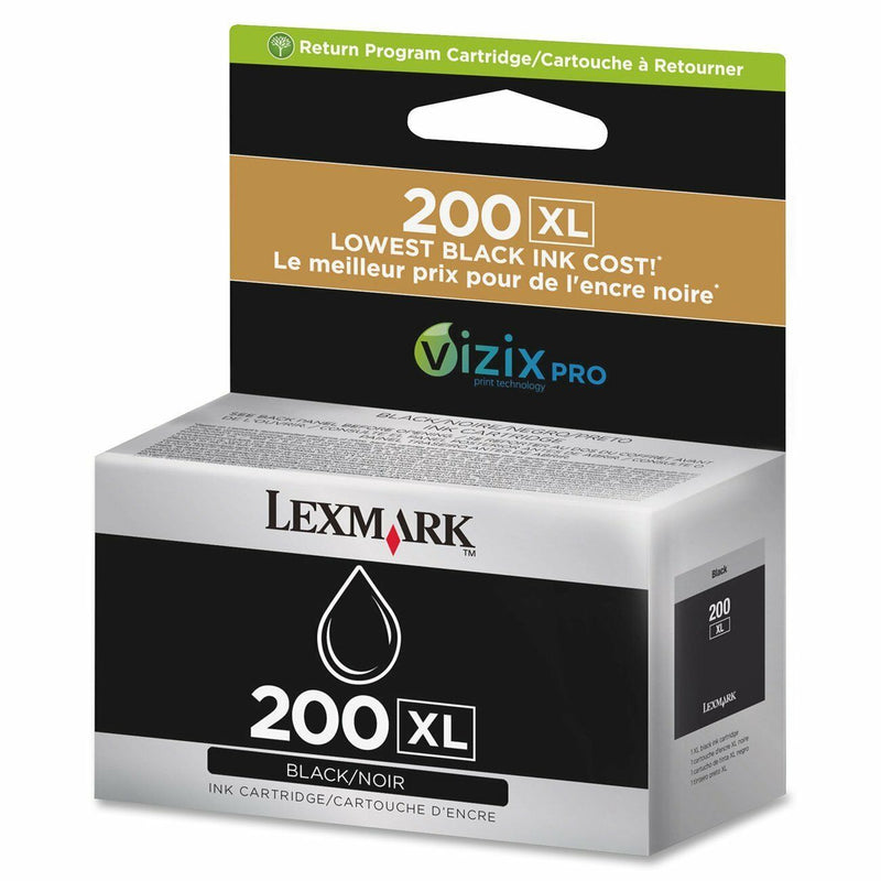 Genuine OEM Lexmark 200 XL Black Ink Cartridge For Pro 4000c 5000 5500 Printers