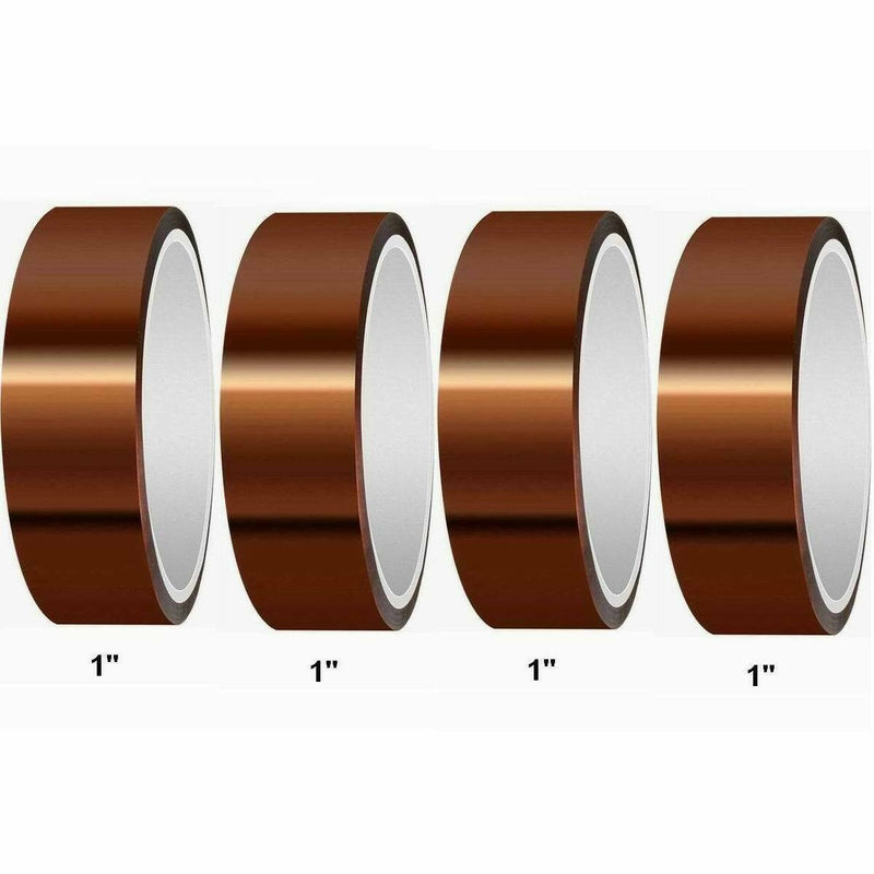 4 Rolls 25mm Tape High Temperature Heat-Resistant Polyimide BGA SMT Soldering