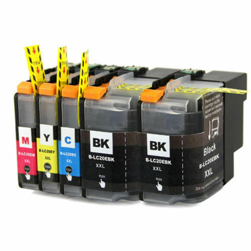 5Pk LC20E XXL Black & Color Ink for Brother MFC-J5920DW MFC-J985DW MFC-J785DW